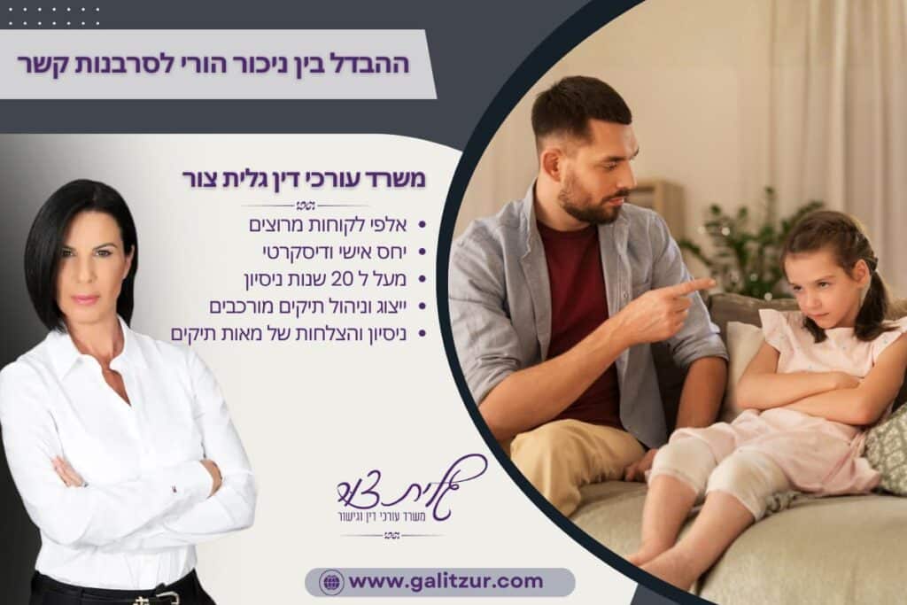 ההבדל בין ניכור הורי לסרבנות קשר